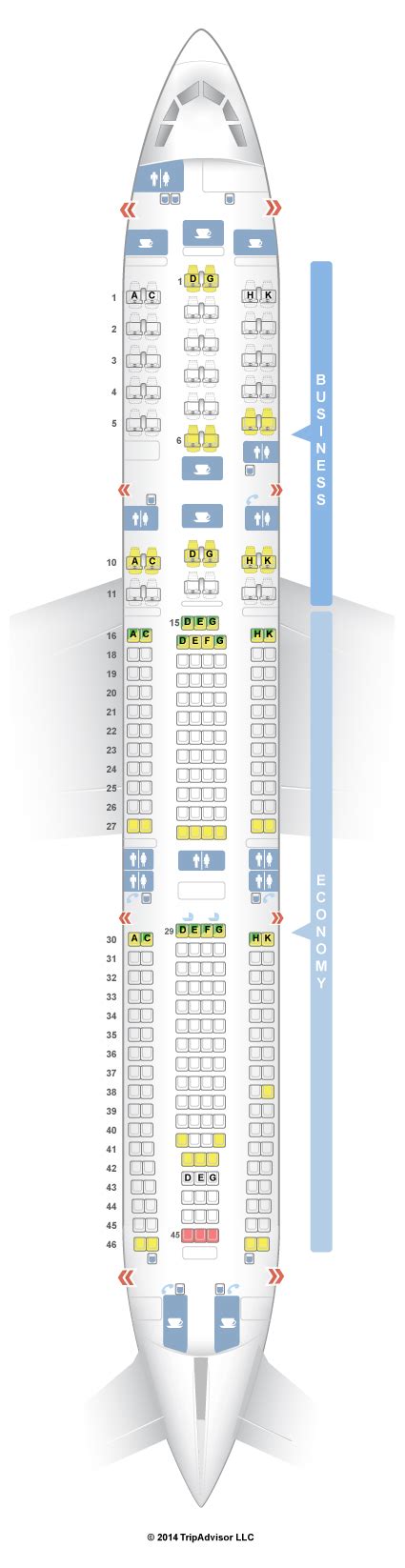 SeatGuru Seat Map Lufthansa.